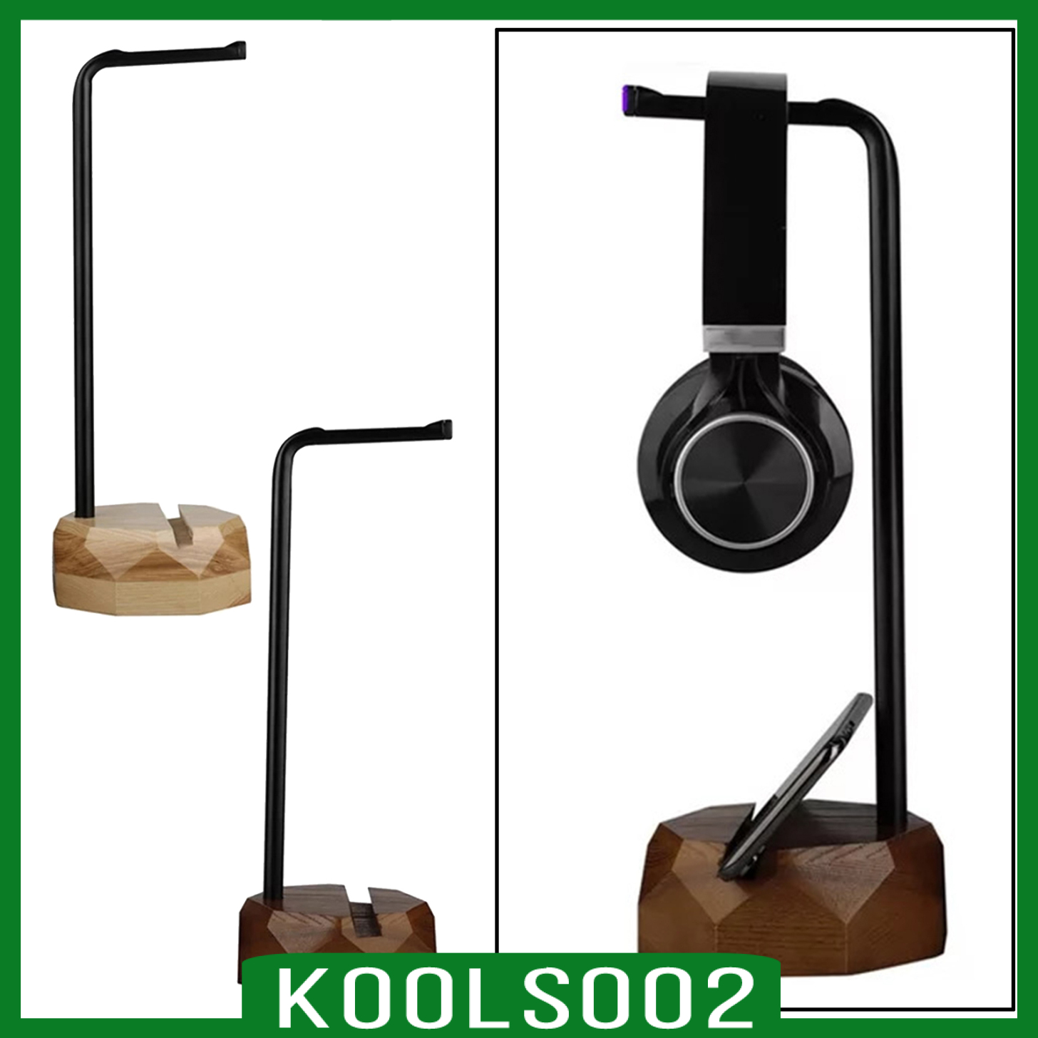 Giá Đỡ Tai Nghe Bằng Gỗ Phong Cách Tối Giản Cho Tai Nghe Gaming Koolsoo2