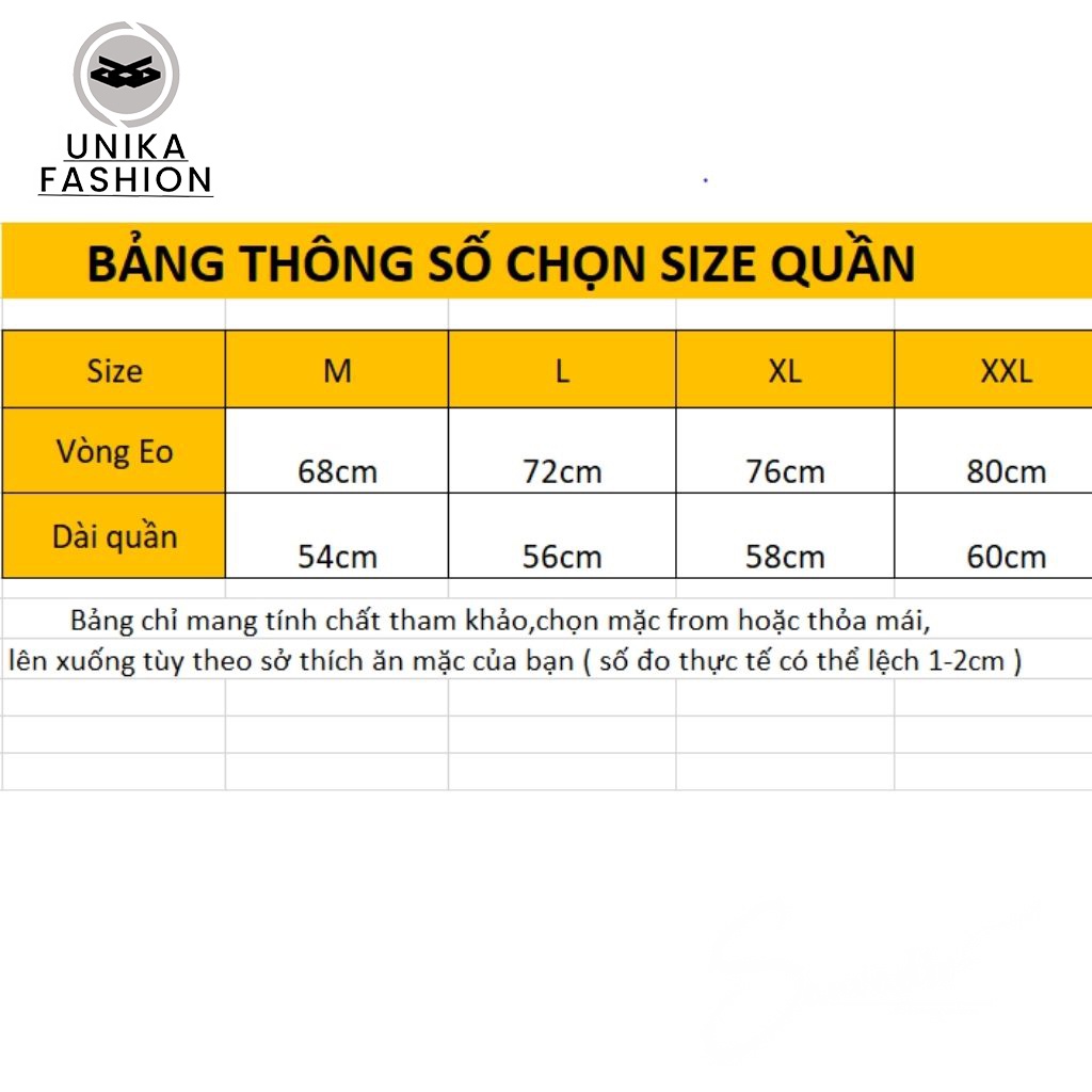 Quần short nam UNIKA quần đùi lửng thể thao mặc nhà đường khuy nút trơn 2 bên Unisex QSK02
