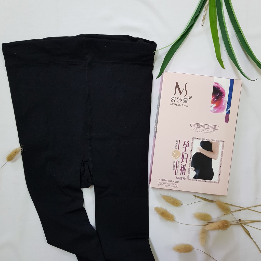 Quần Tất Bầu Dẫm Gót Có Chun Rút - Hàng Hàn No.98030