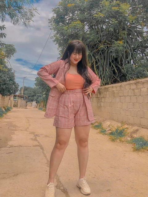 Bigsize Set vest caro S175 | BigBuy360 - bigbuy360.vn