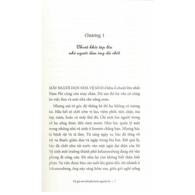 Sách - Cô Gái Mù Chữ Phá Bom Nguyên Tử (Tiểu Thuyết)