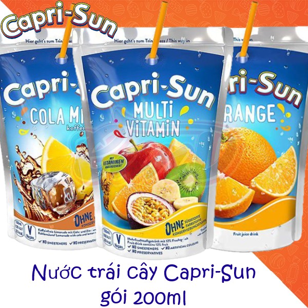 (5 vị) Nước trái cây Capri-Sun gói 200ml | BigBuy360 - bigbuy360.vn