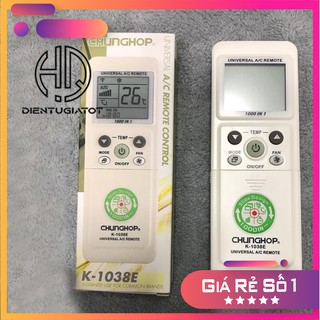 [ĐA NĂNG MÁY LẠNH]-BH 3 Tháng- Remote điều khiển máy lạnh Chunghop 1038E