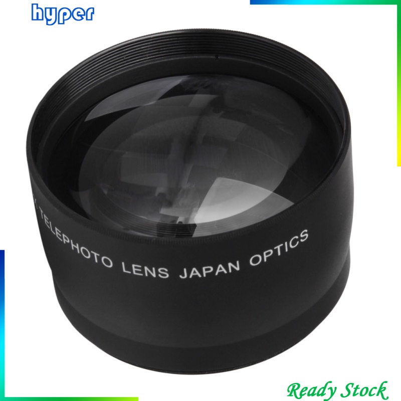 Bộ Chuyển Đổi Ống Kính 52mm 2X Cho Canon Nikon Sony Pentax DSLR