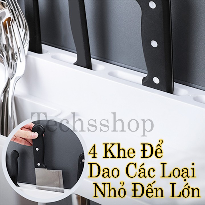 Kệ Nhà Bếp Đựng Muỗng Đũa Dao Hủ Gia Vị Đa Năng Renai RA 833 - Loại dán tường