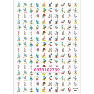 Sticker khen thưởng VỊT DONAN 7k/ tờ A4 - 159 Stick - SP5