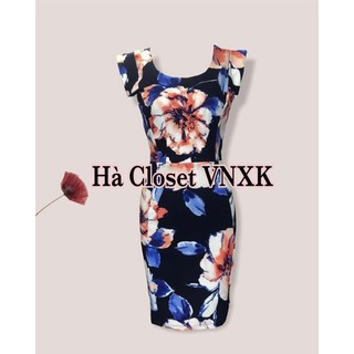 Hàng mới về-đầm hoa ck xuất dư