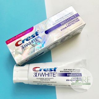 Kem đánh răng crest 3d white brillance của mỹ