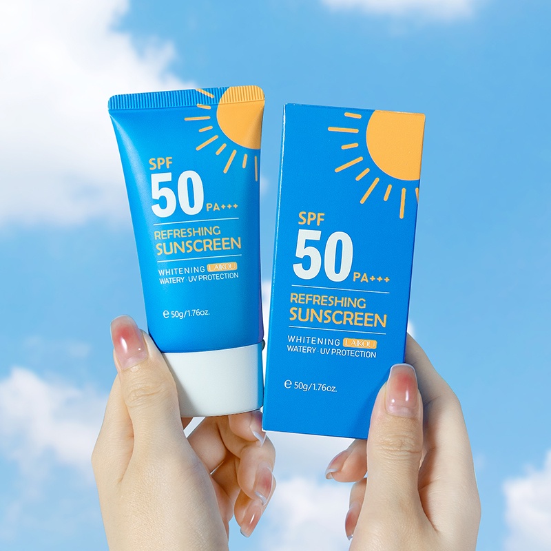 Kem chống nắng LAIKOU SPF50 PA+++ UVA UVB 50g làm trắng da cao cấp