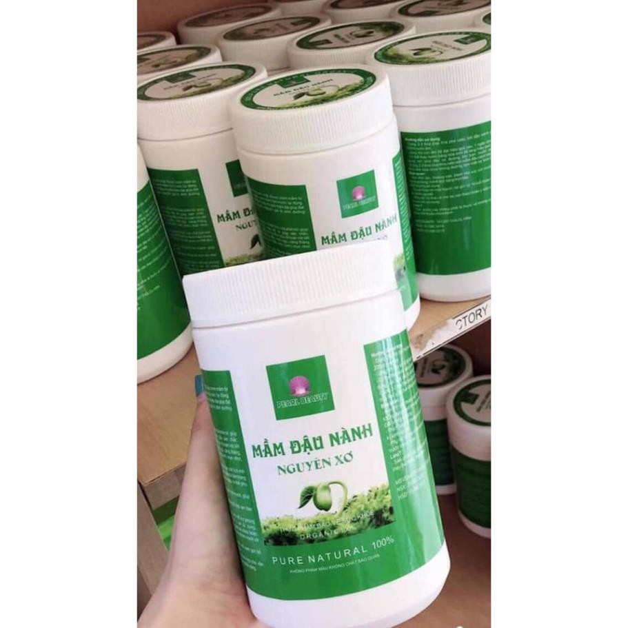 Mầm đậu nành nguyên xơ cao cấp 500g, mầm đậu nành tăng vòng 1 nhanh và hiệu quả