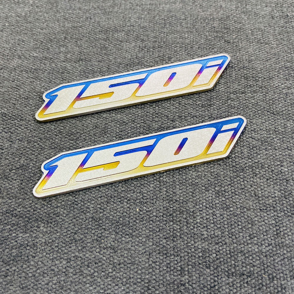 [GIÁ GỐC]  TEM HUY HIỆU,LOGO CHỮ F150 TITAN TRANG TRÍ DÁN XE SIÊU CHẮC (100% TITAN)