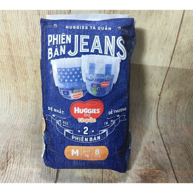 Tã quần huggies Jean M  8 miếng