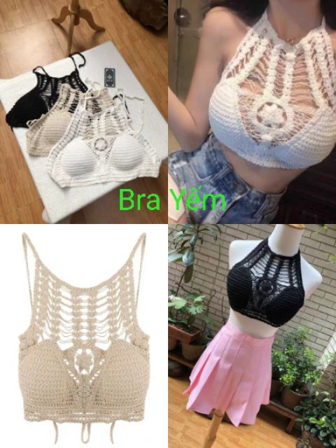 Áo ren đi biển - Sét đồ bikini ren đi biển bán rời theo phân loại