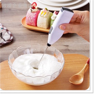 Máy đánh trứng tạo bọt cafe cầm tay chạy pin tiểu aa
