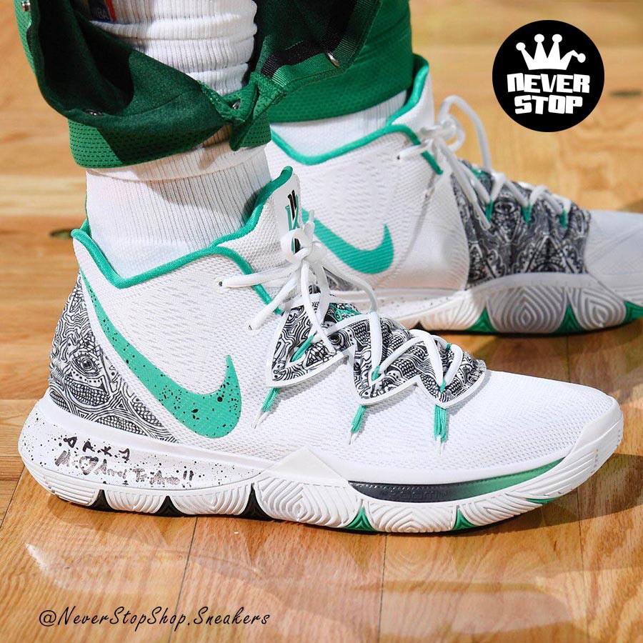 kyrie 5 white mint