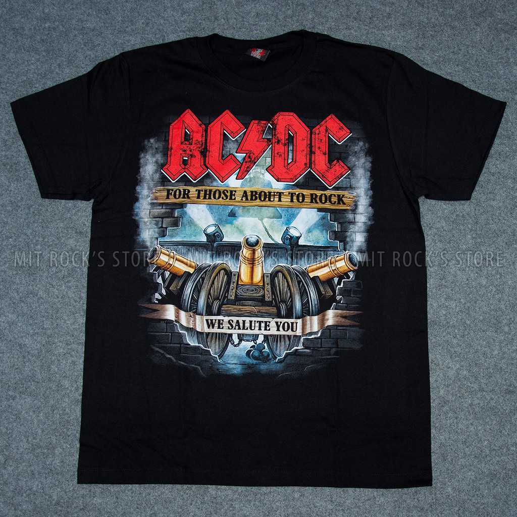 Áo ACDC  - Rock band tee - Áo Rock - Size S, M, L, XL, XXL - Áo Thái Lan