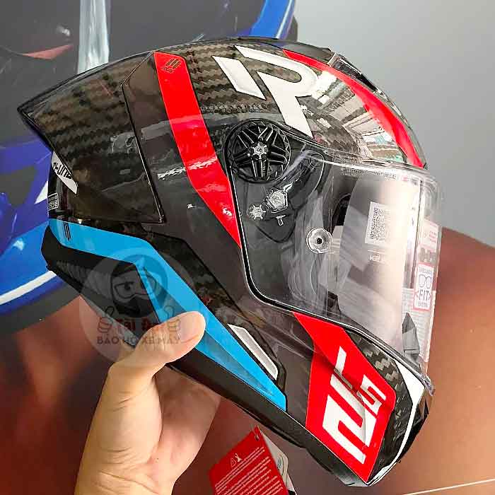 Đuôi gió phụ kiện gắng nón LS2 FF805 CARBON siêu nhẹ
