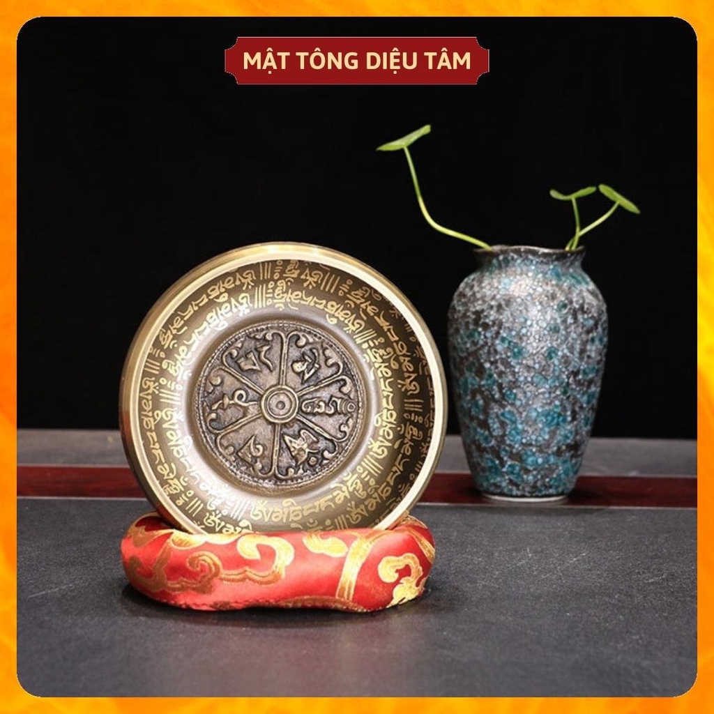 Chuông xoay nepal thủ công (handmade) - 1 bộ ( set)