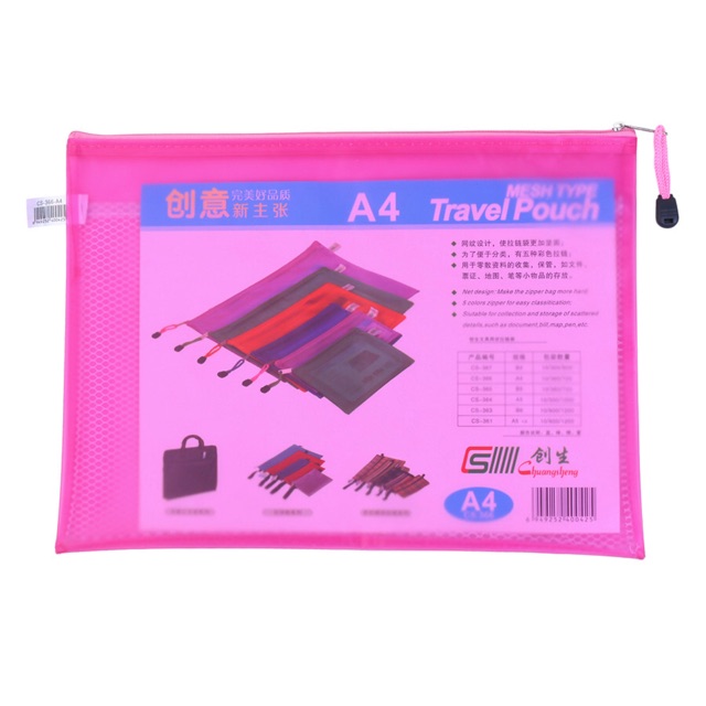 TÚI LƯỚI 2 NGĂN ĐỰNG HỒ SƠ A4 366