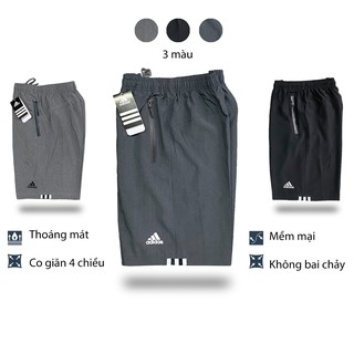 Quần đùi thể thao nam, chất gió co giãn siêu nhẹ siêu thoáng mát- mã QGADD01