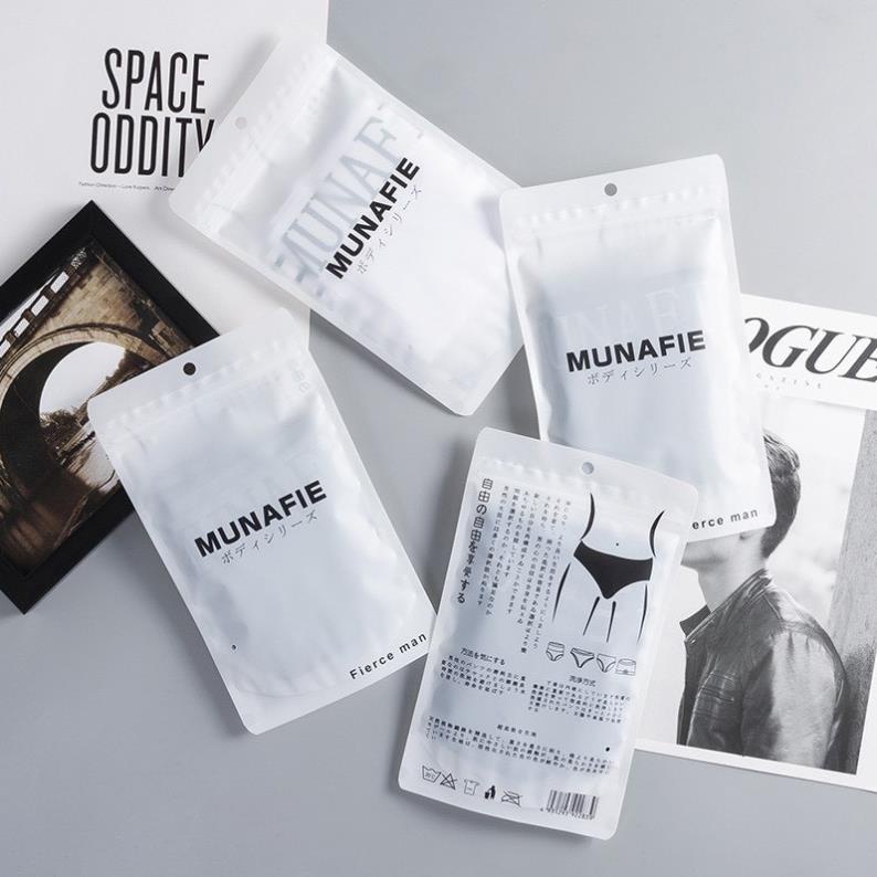 Quần Sịp Đùi Co Giãn 4 Chiều Munafie, Free size, Mỗi Quần 1 Túi Zip Sang Trọng  - LADY