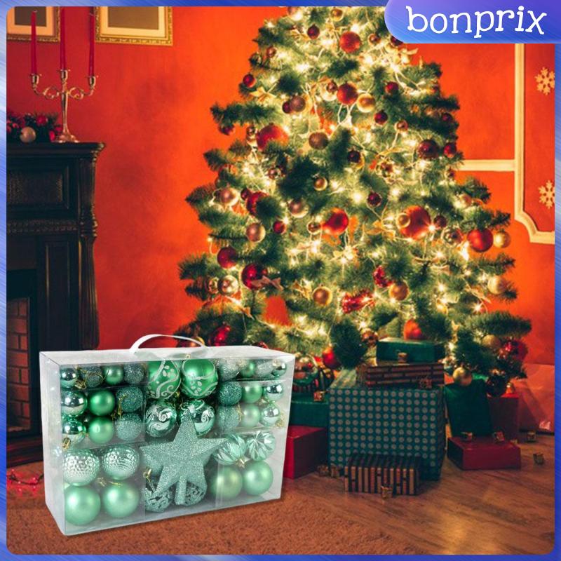 Set 100 Trái Châu Màu Đỏ Trang Trí Cây Thông Noel