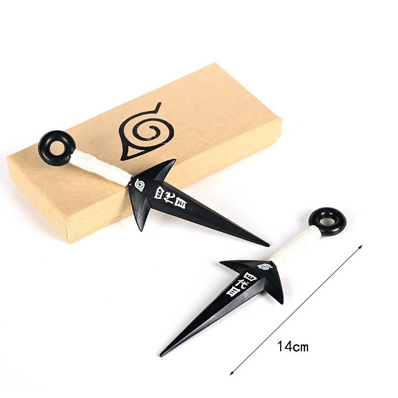 Mô hình kunai/ shuriken nhựa rỗng nhiều kích cỡ - NARUTO - Baystore