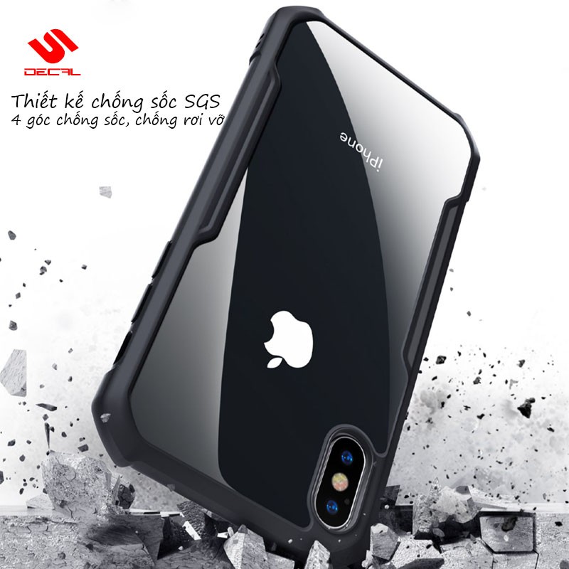 Ốp lưng XUNDD iPhone X / XS / XR / XS Max Mặt lưng trong, Viền TPU, Chống sốc | BigBuy360 - bigbuy360.vn