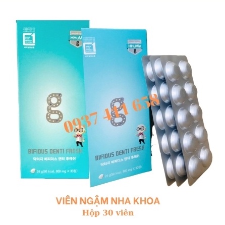 VIÊN NGẬM NHA KHOA BIFIDUS DENTI FRESH - BIFIDO