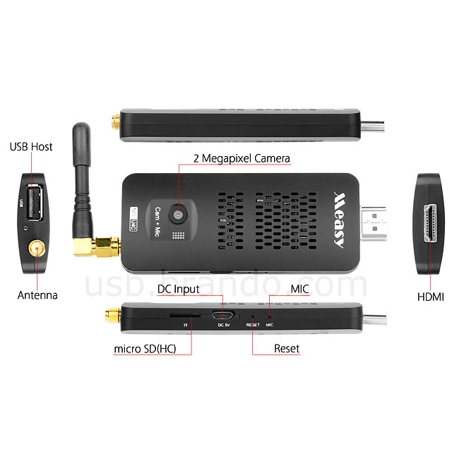 BỘ ANDROID 4.1 TV BOX MEASY MINI U4C RAM 1G