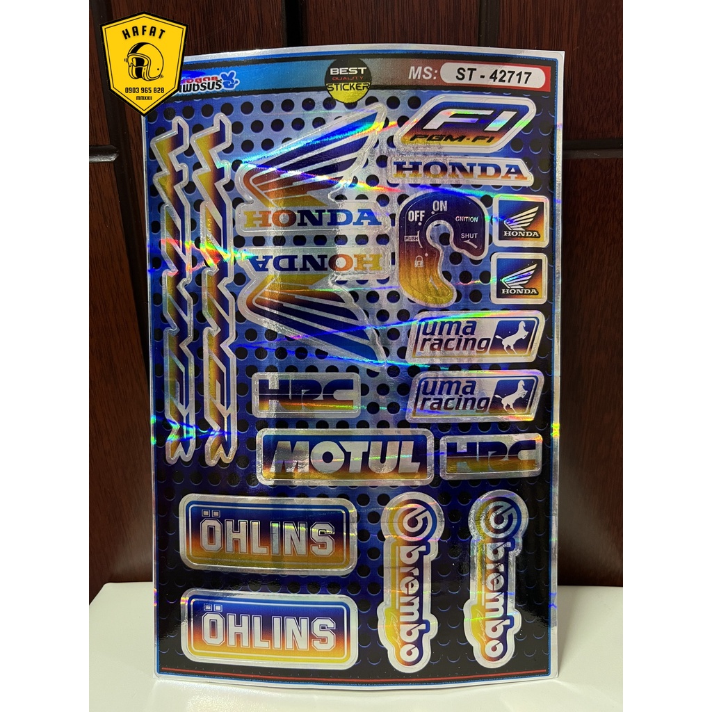 Tem Dán Xe Crom Cao Cấp - Các Dòng Xe Vario, Exciter, Winner, Winner X, Satria, Sonic, Wave