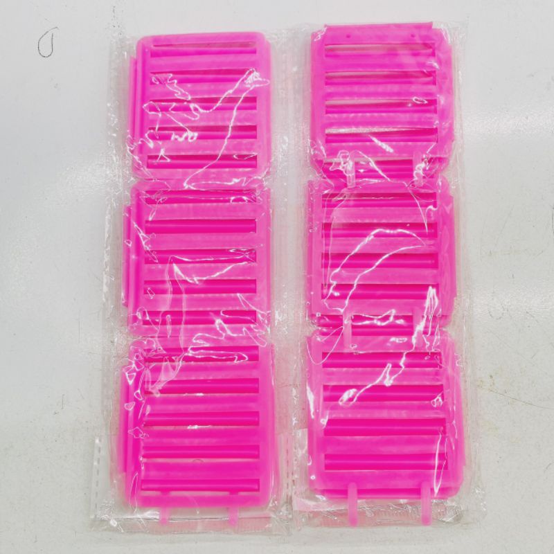 thuốc uốn xoăn lạnh 3D tại nhà - 6 kẹp bấm xù tóc cho nam nữ