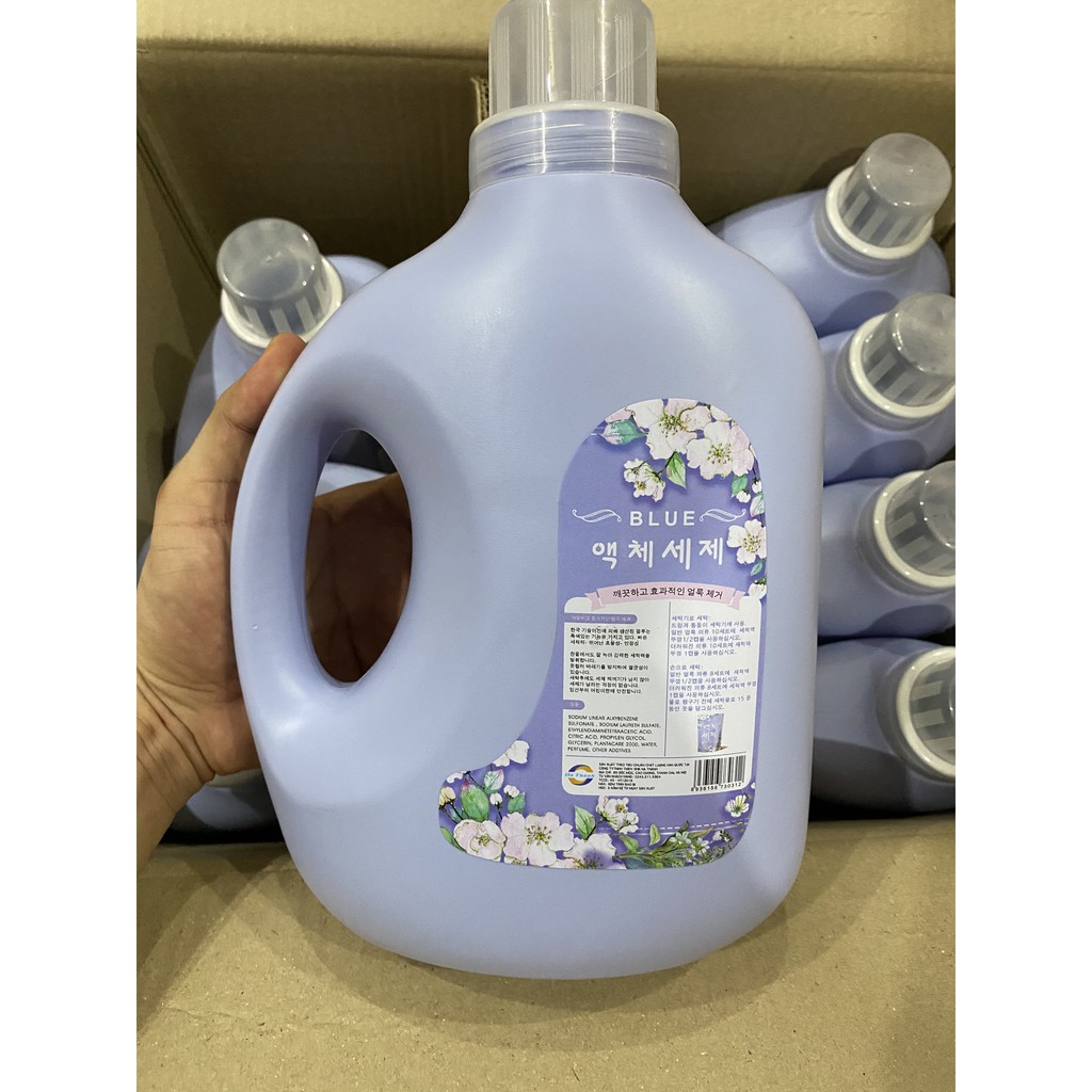 Nước Giặt Blue Hàn Quốc Hương Thảo Mộc Chính Hãng 2000ML