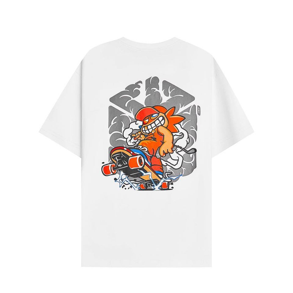 ÁO THUN TAY LỞ SWE LOGOS UNISEX - GIN STORE