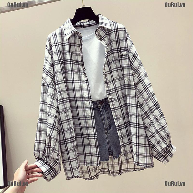 Áo Khoác Kẻ Sọc Kiểu Retro Thiết Kế Trẻ Trung Cho Nữ