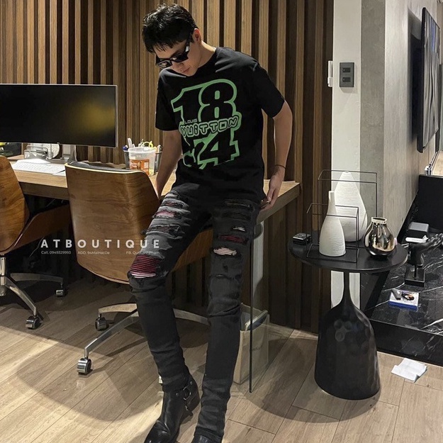 Áo Phông Nam Luonvuituoi Hàng Spf - Áo Thun Nam Nữ In Lv In Hình Nổi Bật DT Store Vietnam