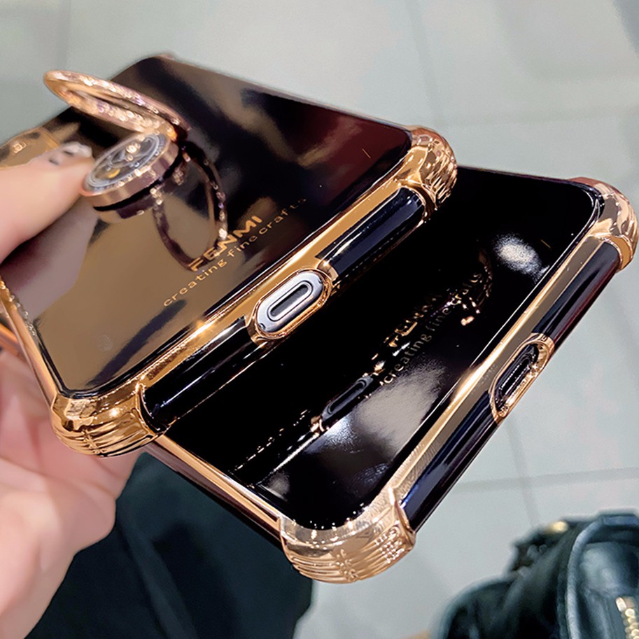 Ốp lưng iPhone 11 Pro Max viền vuông sang trọng dành cho compatible for iPhone 13 13Pro 13promax 11 Pro Max 12 iphone x xs max xr 7 8 plus