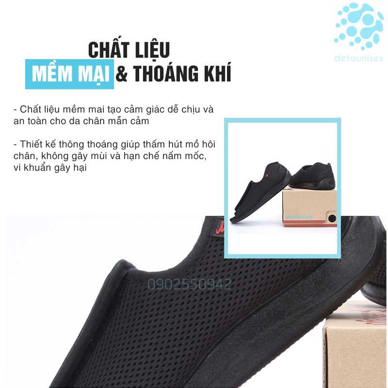 [SP Chất Lượng] Giày vải êm chân dành riêng cho người bị đau chân, người bệnh tiểu đường, gai gót chân - TIDU02