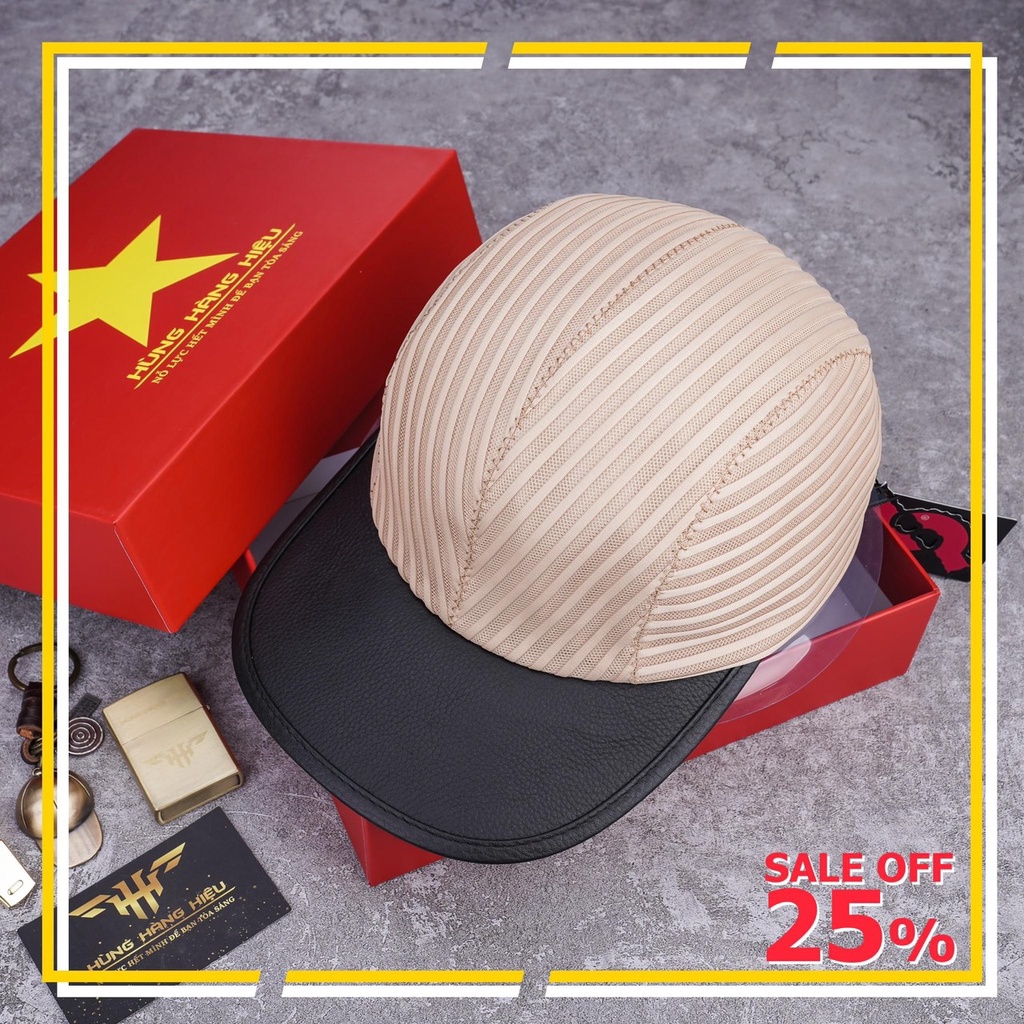 Mũ Lưỡi Trai Vải Dù Cao Cấp Jussy Họa Tiết Sọc Gân Cá Voi Kiểu Dáng Nón Lưỡi Trai Nam Nữ Thời Trang Full Tem Mạc