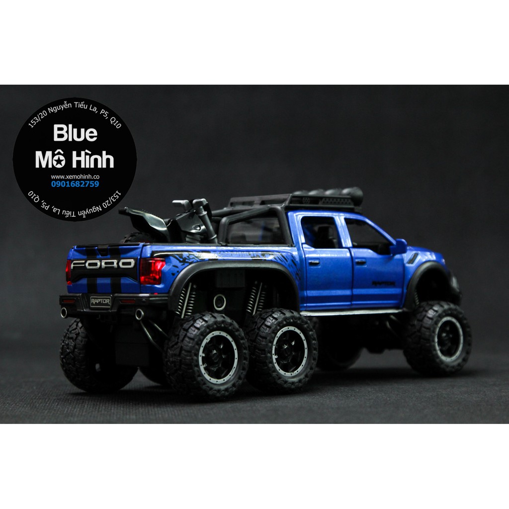 Xe mô hình Ford F150 Raptor Offroad 6 x 6 1:32 BOX