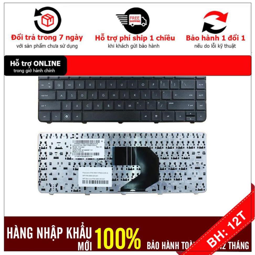 [BH12TH] Bàn phím Laptop HP CQ43 G4 G6 430 431 435 450 630 650 655-Bảo hành 12 tháng toàn quốc-Hàng mới 100%
