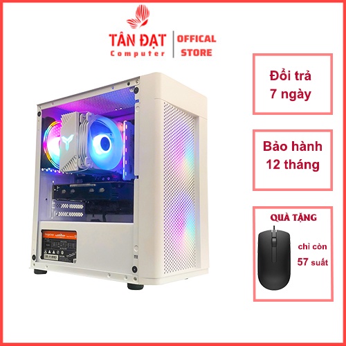 Vỏ cây máy tính Xigmatek Aero Arctic White ( No fan) - Bảo hàh chính hãng 12 tháng