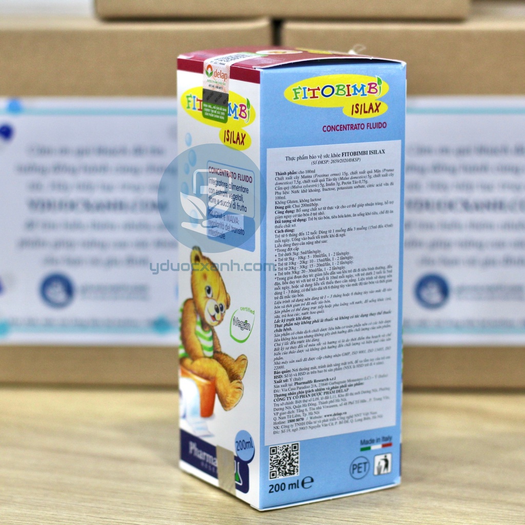 Mua  FITOBIMBI ISILAX, 200ml, Bổ sung chất xơ cho bé - Y Dược Xanh