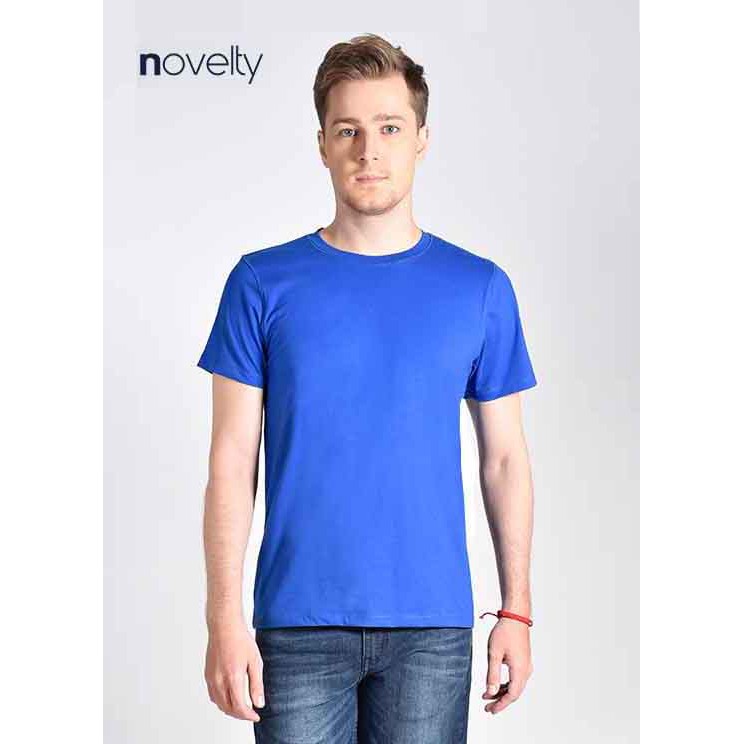 Áo thun nam Novelty cổ tròn màu xanh Coban NATMMTNCSR181215N