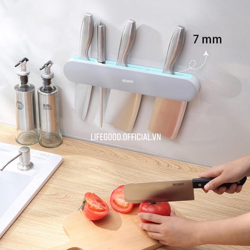 Kệ cài dao kéo nhà bếp Ecoco, giá cắm dao dán tường Ecoco - Ecoco 2027, 2028