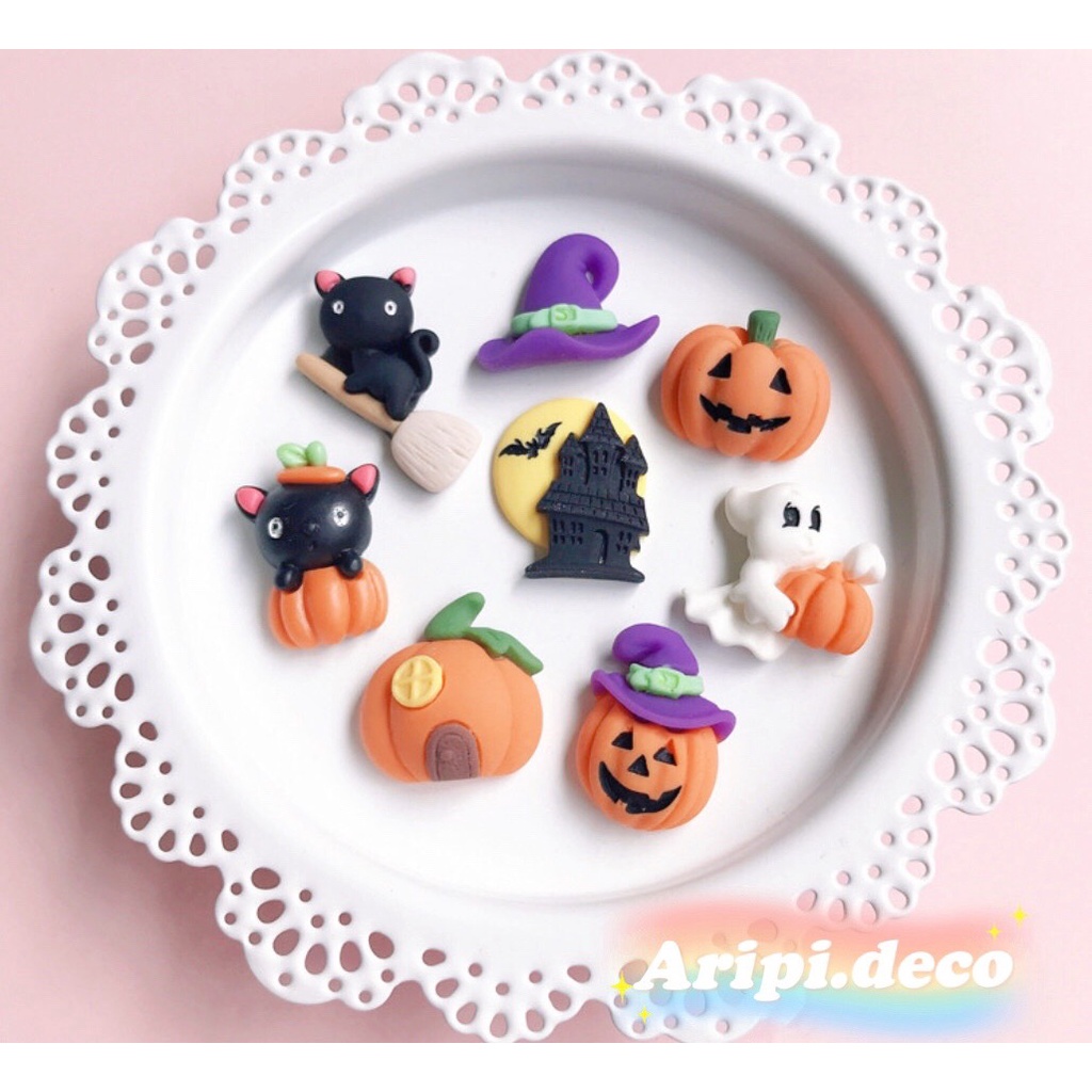 Charm halloween đáng yêu B50 /Nguyên liệu làm phụ kiện handmade vòng tay / resin
