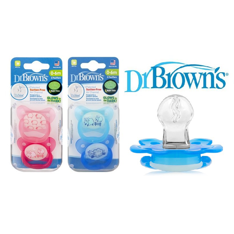 Ti giả Prevent silicone chỉnh nha cao cấp Dr Brown's