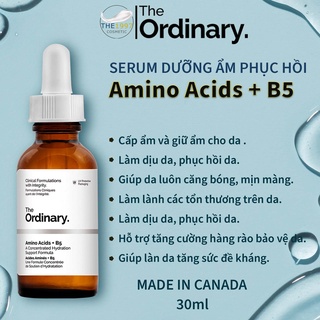 Serum Cấp Ẩm, Dưỡng Trắng, Phục Hồi - The Ordinary Amino Acids + B5