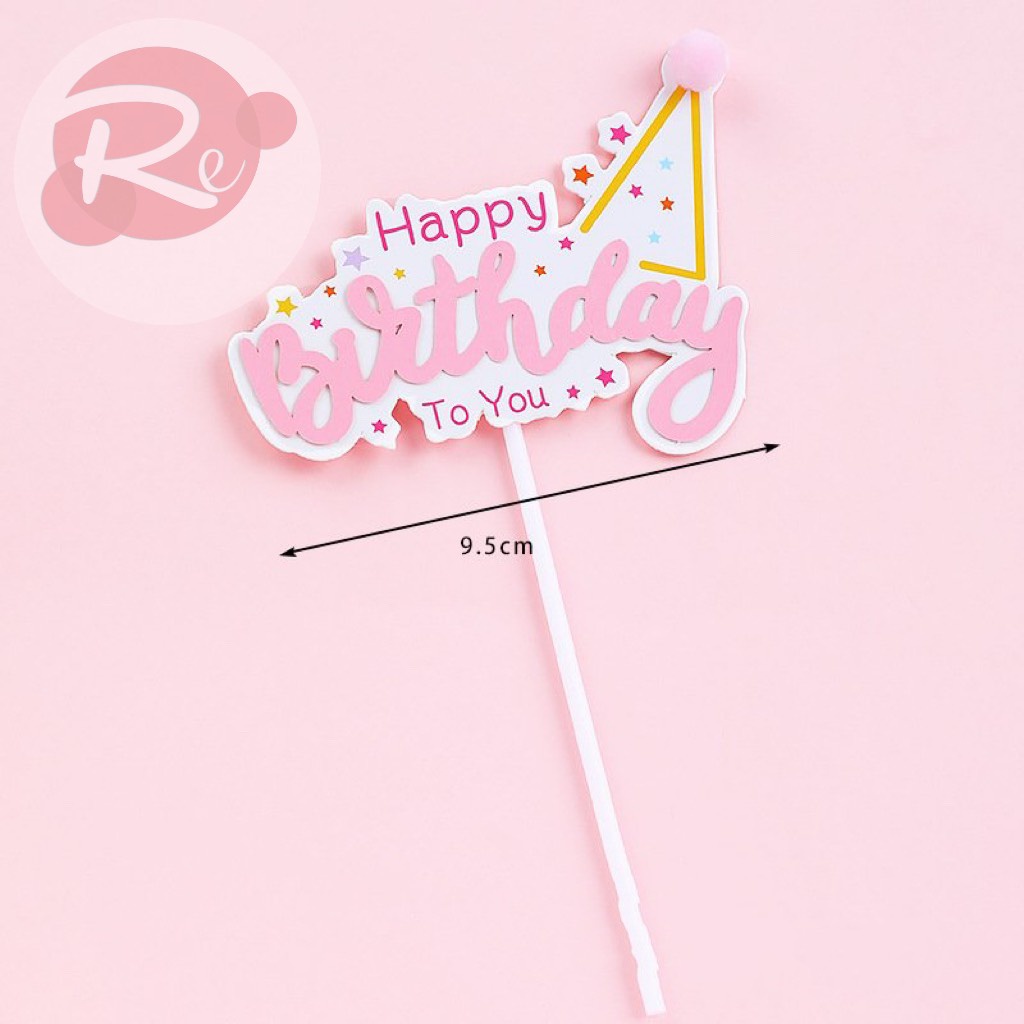 [SIÊU RẺ❤️] – Que cắm Mũ bông - Trang trí bánh sinh nhật bánh kem