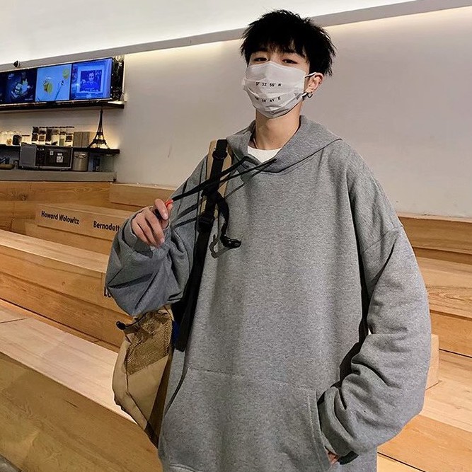 [ Mã 12FASHIONSALE1 giảm 10K đơn 50K ] Áo hoodie form rộng phong cách Hồng Kông size-m-5xl | BigBuy360 - bigbuy360.vn